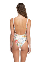 Multicolor Floral Print One Piece