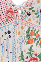 Multicolor Floral Print One Piece