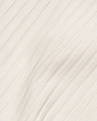 Ribbed high waist bottom in cream