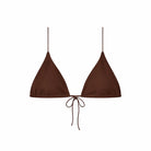 Brown adjustable triangle top