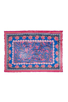 Long sheer mesh sarong in bright floral print