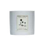 Coconut wax candle with tropical scent