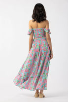 Floral Print Smocked Crop Top 