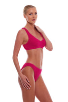 One size textured bottom in Raspberry Red