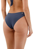 Medium coverage seamless bottom in dark blue