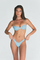 Super cheeky v-shape denim bottom