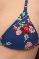 Strawberry print triangle top