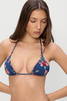 Strawberry print triangle top