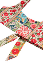 Kids' reversible two piece with a scoop neck top in floral print