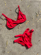 Supportive Red Underwire Top