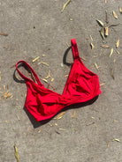 Supportive Red Underwire Top