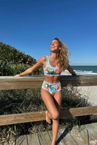 Bright Tropical Print Full Coverage Bottom