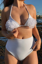 White High Waist Bottom