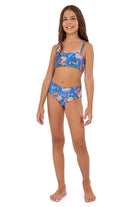 Girls' reversible bikini set