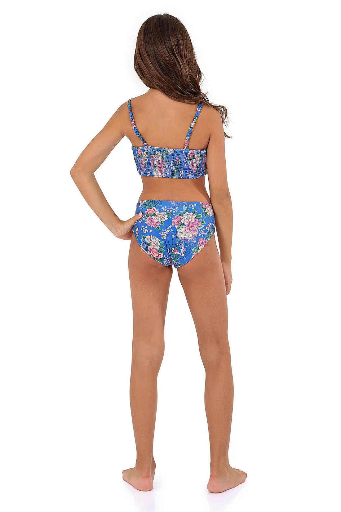 Girls' reversible bikini set