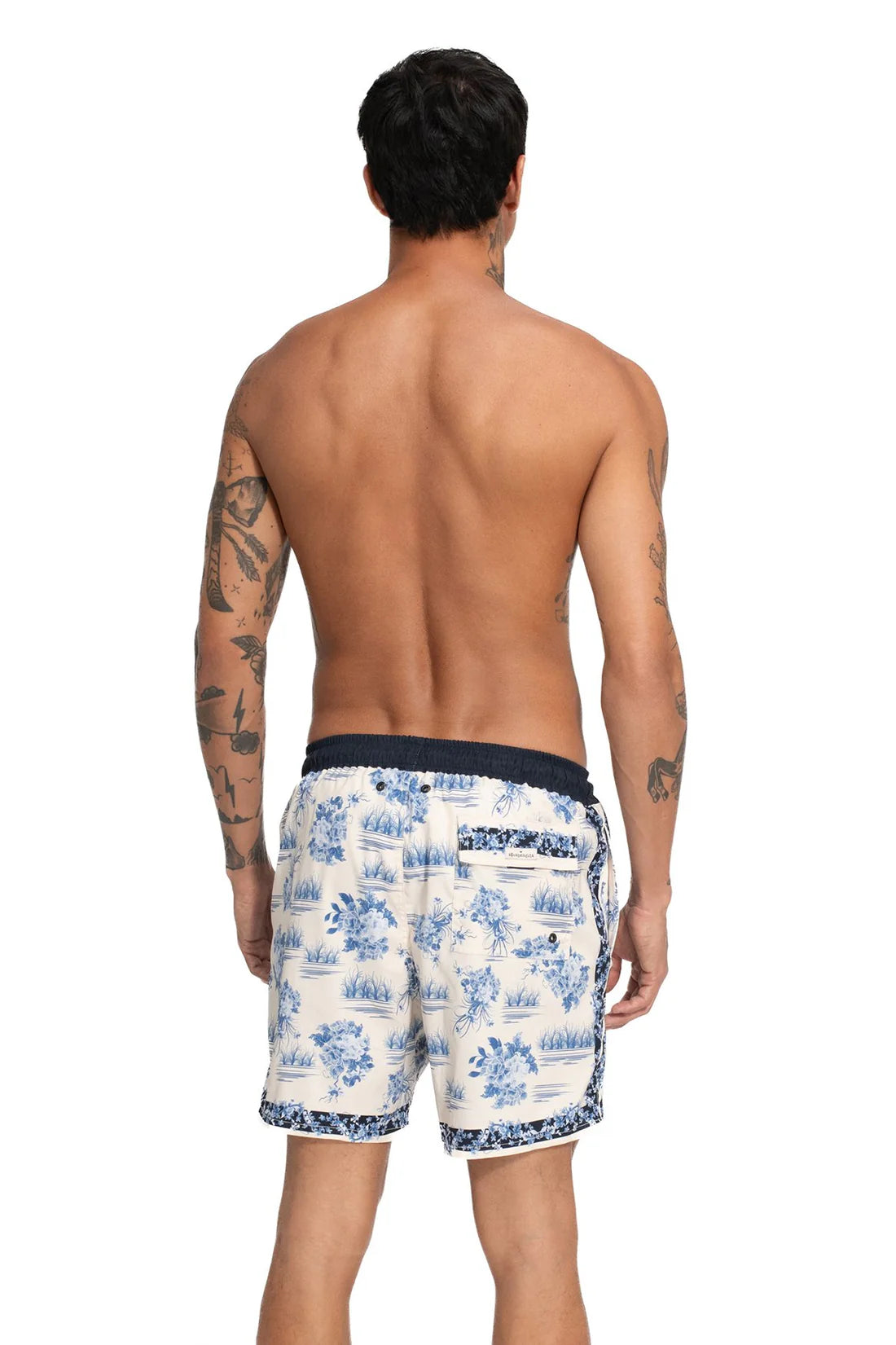 Printed Men's Swim Trunks