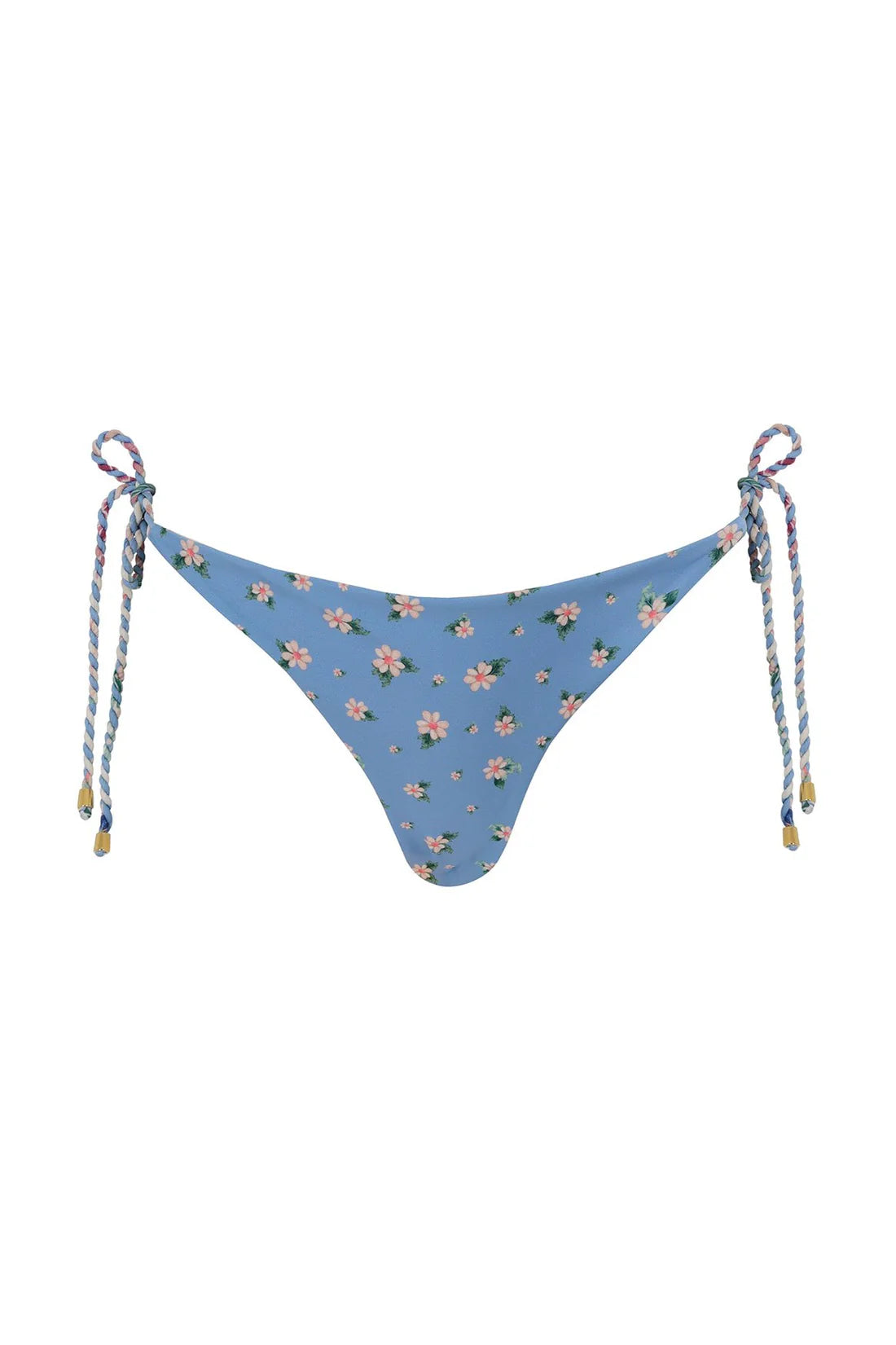 Reversible tie side bikini bottom in floral print 