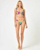 Bright Multicolor Underwire Top