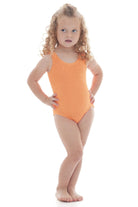Orange girls one piece
