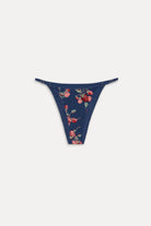 Colorful bikini bottom with strawberry print