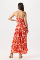 Strapless tie front one size dress