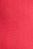 One size underwire top with adjustable straps in red