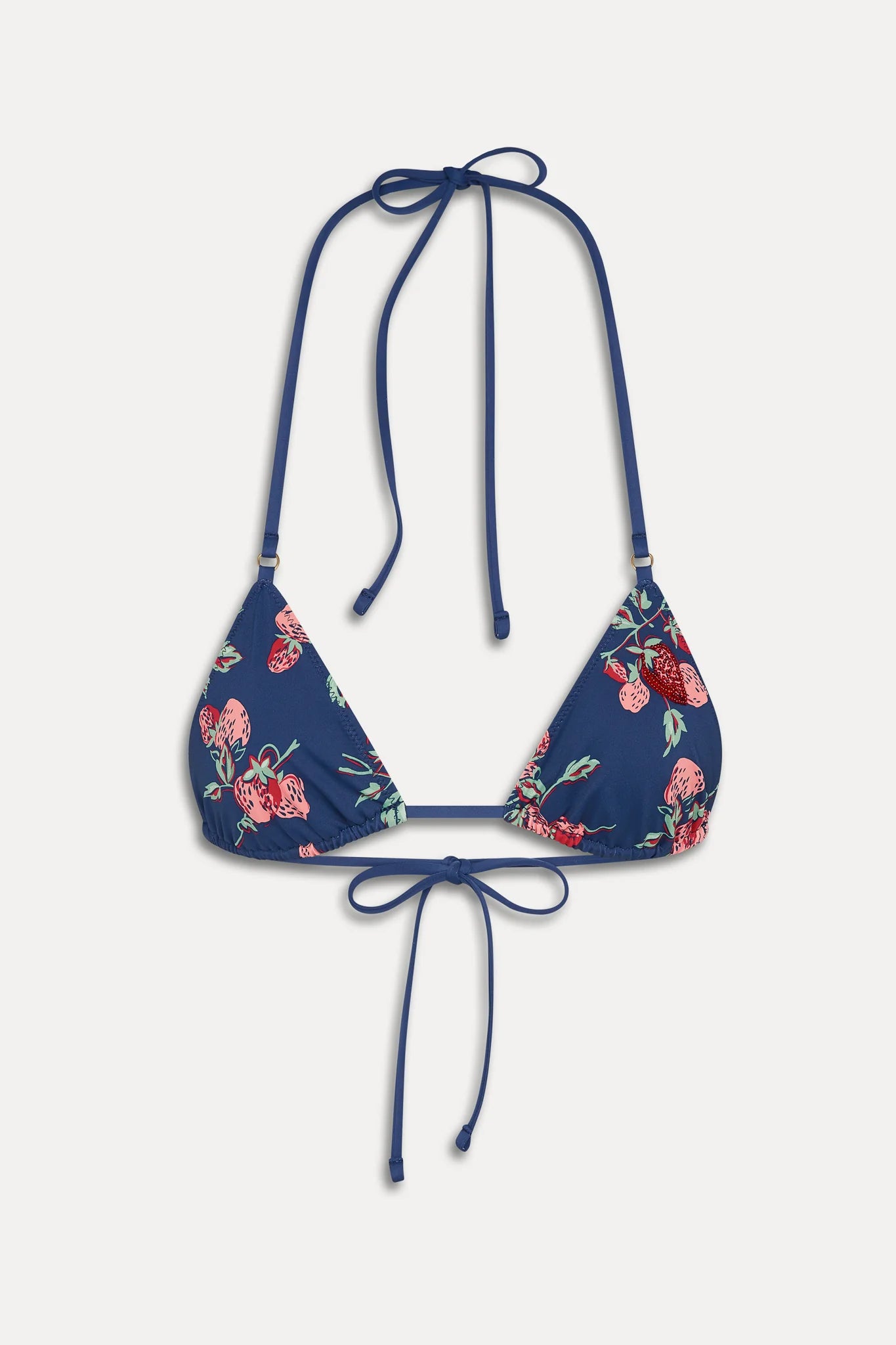 Strawberry print triangle top