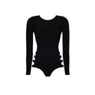 Long sleeve black one piece