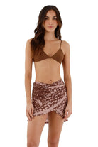 Snake print sarong