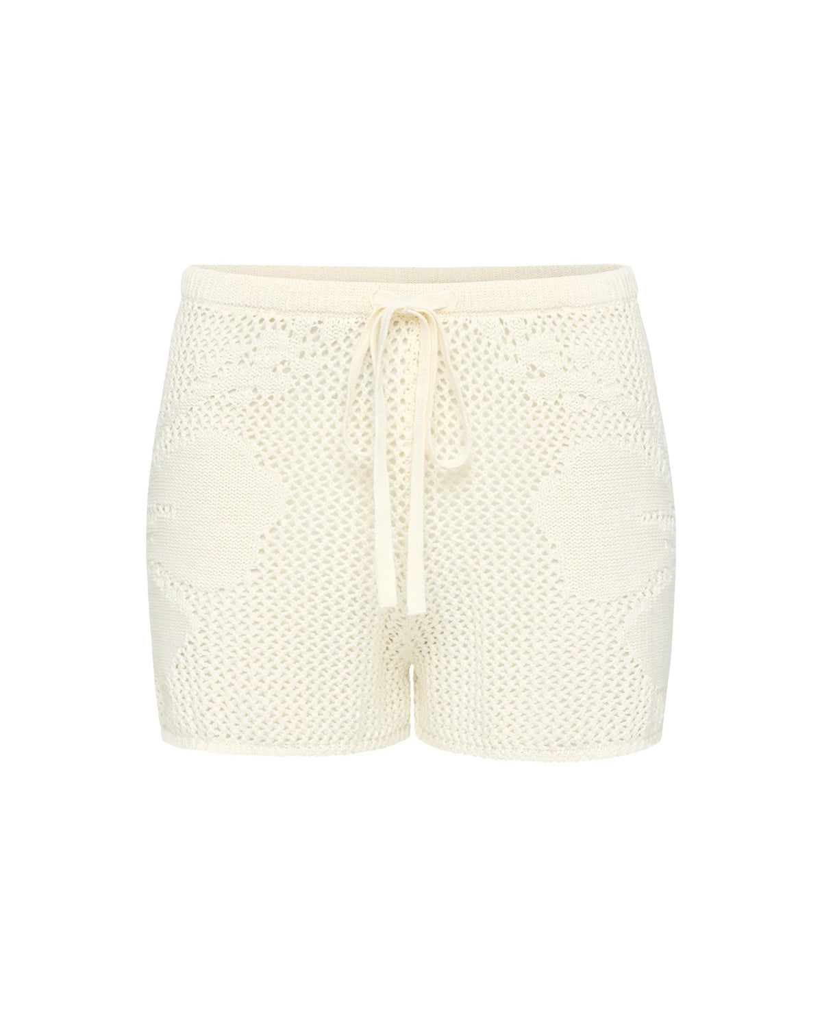 Crochet Cotton Coverup Shorts