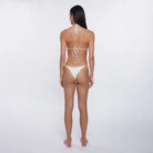 Adjustable triangle top in ivory texture
