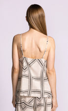 Tank top in abstract print