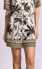 Palm tree print shorts