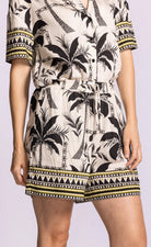 Palm tree print shorts
