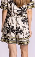 Palm tree print shorts