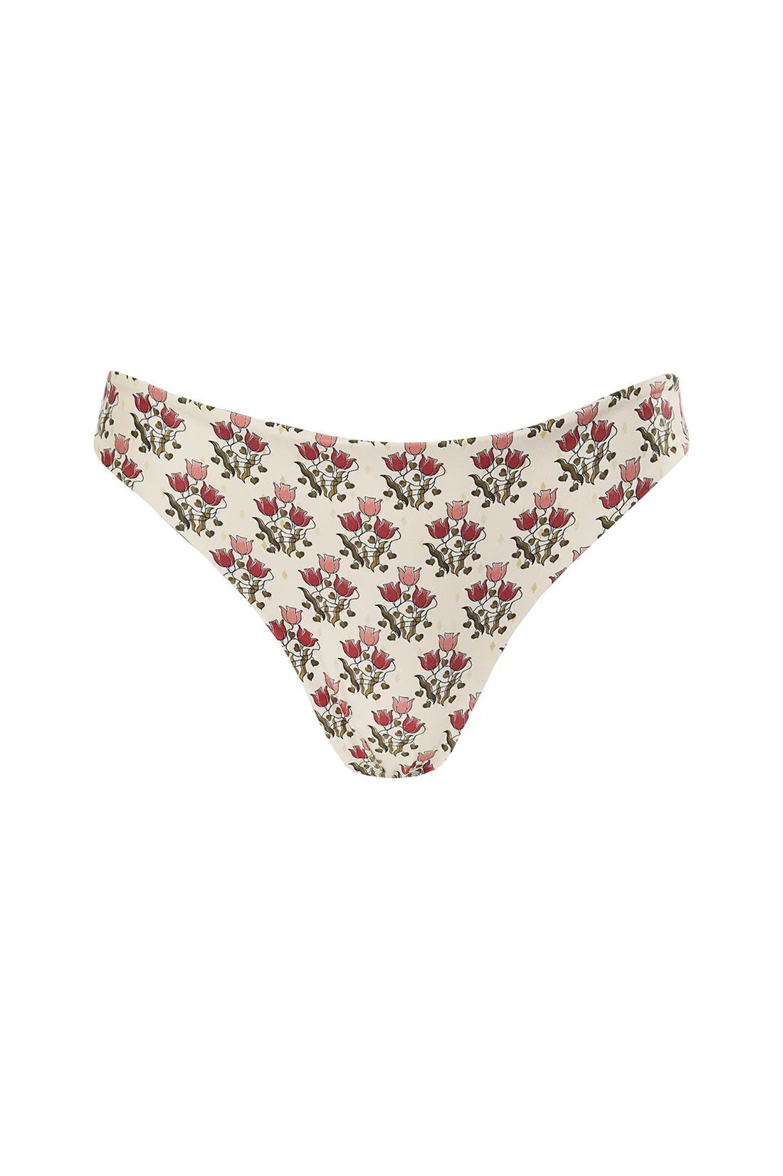 Modest coverage multicolor bikini bottom