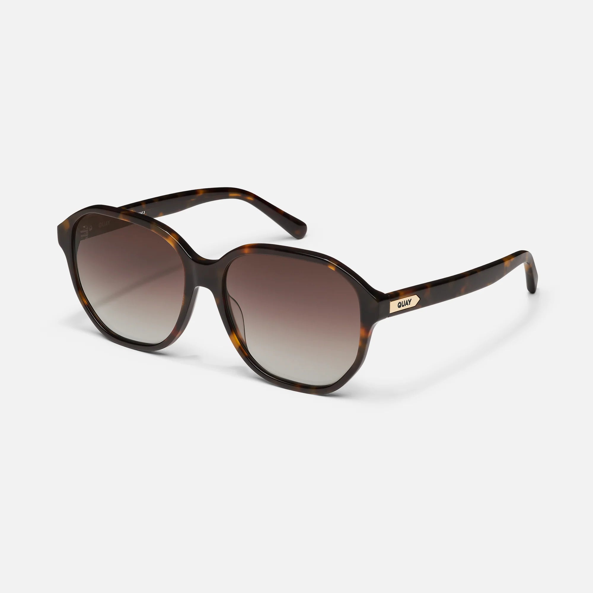 Sunglasses with tortoiseshell frame and gradient lenses 