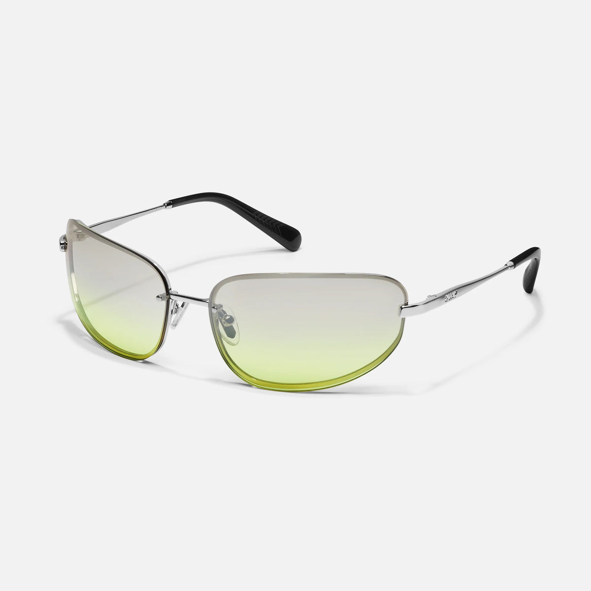 Silver Wrap Sunglasses