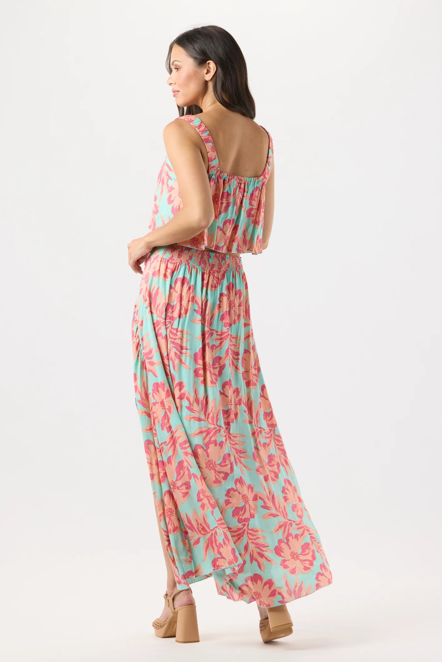 One size floral print skirt