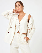 Cream Blazer 