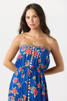 Hawaiian Print Maxi Dress