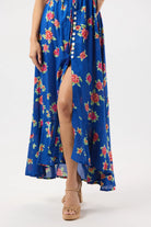 Hawaiian Print Maxi Dress