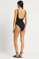 Reversible square neckline one piece
