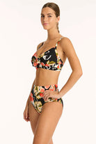 Floral High Waist Full Bottom