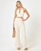 Wide Leg Cotton Pants