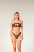 Sporty Brown Bikini Bottom