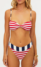American themed bandeau bikini top