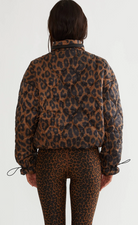 Sporty Leopard Print Jacket