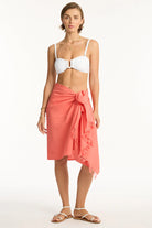  Frayed Cotton Sarong 