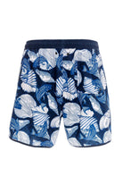 Printed blue men's trunks